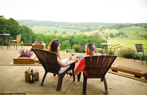 Paoli Cottage | Cozy Cottage with Hilltop Views, Pool & Hot Tub Amenities