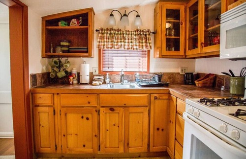 Estes Park Cabin | Cozy Miners Cabin with Full Kitchen & Pet-Friendly Access