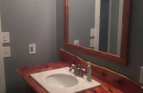 Fort Cobb Other | Cozy Private Basement Retreat with Spa and Kitchen Access