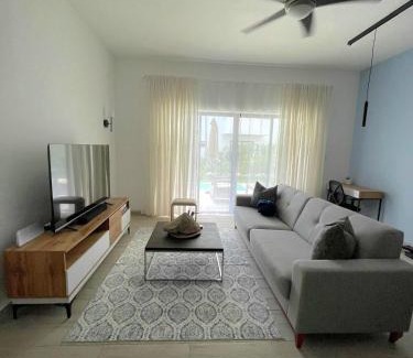 Bavaro Apartment | Private Beach Community - White Sands Golf Resort - Modern 2BR Private Pool and Patio