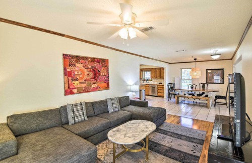 Azle House | Lakefront Azle Retreat with Private Beach & Dock - Rated 9.8