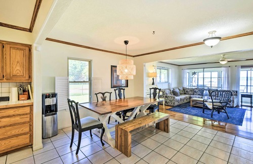 Azle House | Lakefront Azle Retreat with Private Beach & Dock - Rated 9.8