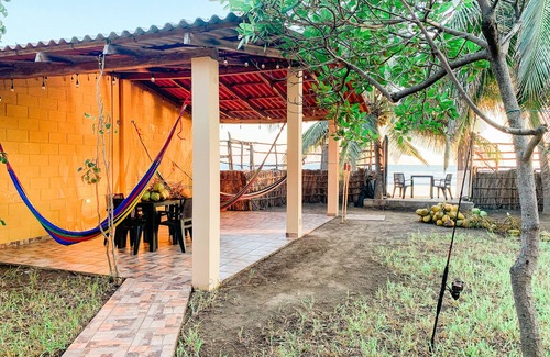 Jucuaran Villa | Seaside Escape: Private Beachfront with Ocean View & Spa