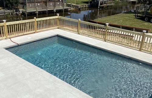 Bay St Louis House | Waterfront Retreat with Private Boat Slip & Pool Access