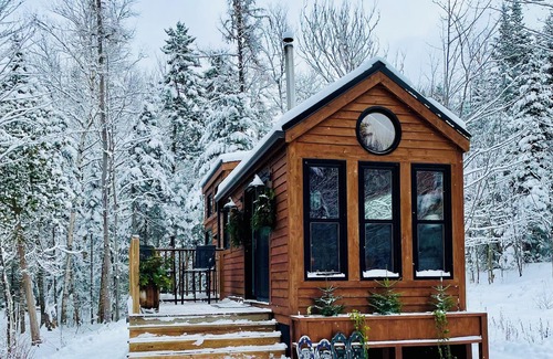 Clifton Royal House | Private Brook-Side Tiny House in the Woods with Gazebo