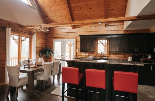 Madoc Cabin | Peaceful Cabin Retreat on 16 Acres - Pet Friendly Escape