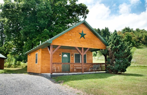 Flintstone Ski Chalet | Cozy Cabin Retreat with Lake View and Kitchen Amenities