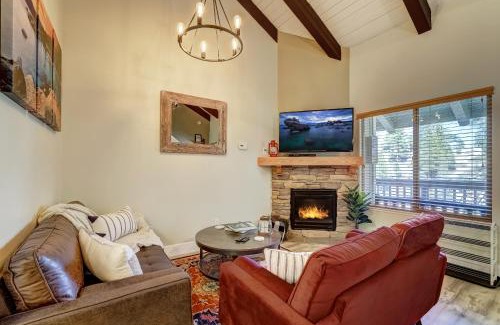 Tahoe Village Apartment | Cozy Condo Steps from Ski Lift with Hot Tub & Ocean View
