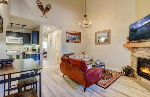 Tahoe Village Apartment | Cozy Condo Steps from Ski Lift with Hot Tub & Ocean View