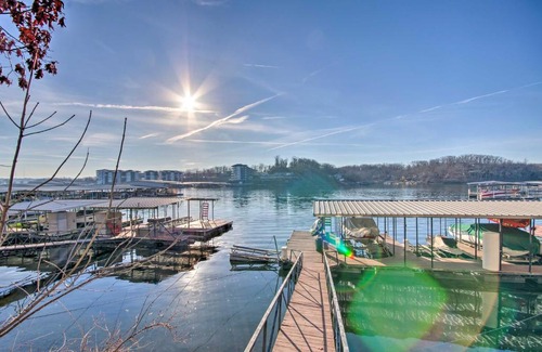 Lake Ozark House | Scenic Waterfront Townhome with Private Dock & Lake Views