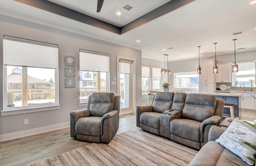Terramar Beach House | Idyllic Galveston Waterfront Retreat with Private Dock