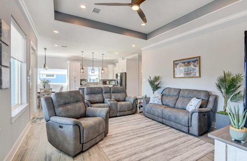 Terramar Beach House | Idyllic Galveston Waterfront Retreat with Private Dock