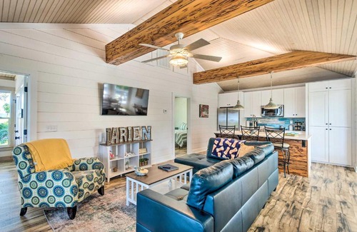 Darien House | Idyllic Riverfront Cottage with Private Dock & Pet-Friendly