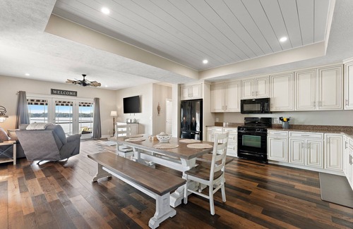 Bass Lake House | Ultimate Retreat with Private Dock and Game Room Access