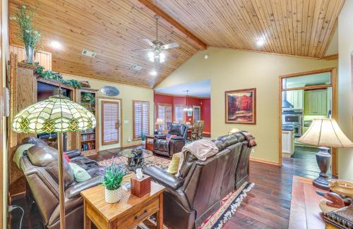 Heber Springs House | Riverside Retreat with Breathtaking Views & Family-Friendly Amenities