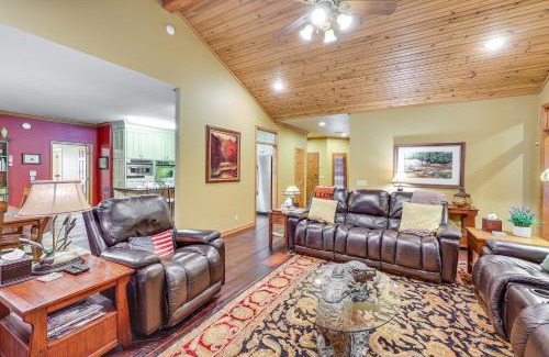 Heber Springs House | Riverside Retreat with Breathtaking Views & Family-Friendly Amenities