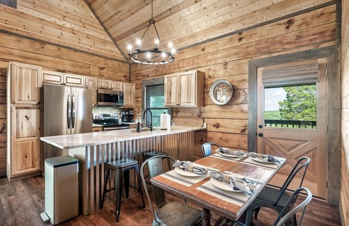 Sevierville Cabin | Inviting Mountain Lake View Cabin with Hot Tub & Game Loft