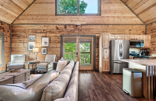 Sevierville Cabin | Inviting Mountain Lake View Cabin with Hot Tub & Game Loft