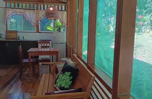 San Ignacio Cabin | Private forest view cabin w/AC, 2 beds-restaurant and car rental on site.
