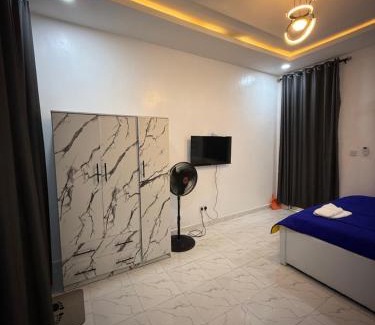 Lagos House | Private Fully Serviced Studio Apartment At Ogudu , AC, Private kitchen and bathroom, Not A Shared, 5 percent off Weekly and 10 percent off Monthly Stays