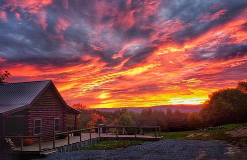 Naples Cabin | Secluded Cabin Retreat with Breakfast and Family Amenities