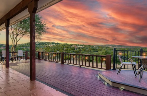 Spicewood Villa | Private Hilltop Oasis with Pool, Game Room, Outdoor Pavilion