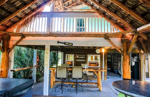 Galveston House | Relaxing Escape with Hot Tub, Ocean View & Tiki Area