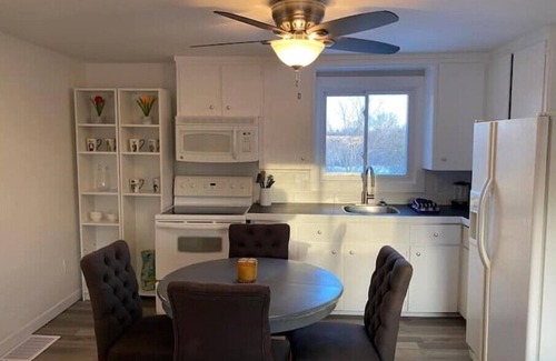 Cobourg Apartment | Eco-Friendly Lakeside Loft with Patio and Family Comfort
