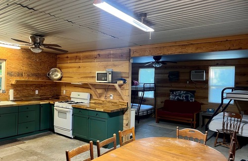 Forest Home Cabin | Idyllic Private Lodge on 80 Acres with Family-Friendly Amenities