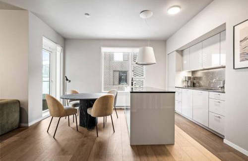 Downtown Apartment | Elegant 2BR City Center Retreat with Free Parking & High Ratings