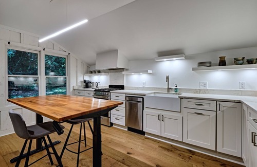 Mirror Lake House | Modern Retreat with Fireplace & Outdoor Seating Awaits