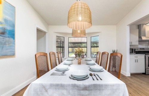 Interchange Square House | Bay Bungalow: Heated Pool & Game Room with Ocean Views