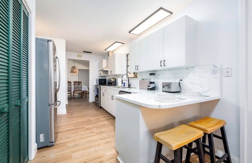 Interchange Square House | Bay Bungalow: Heated Pool & Game Room with Ocean Views