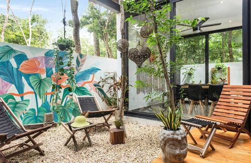 Ek Balam Village House | Relaxing Retreat with Private Rooftop Pool & Ocean Views