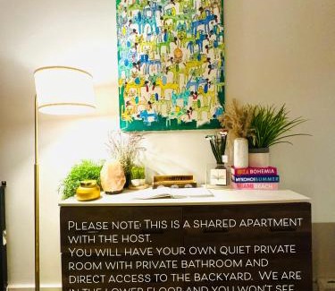 Bushwick House | Inviting Room with Private Bath and Cozy Backyard Retreat