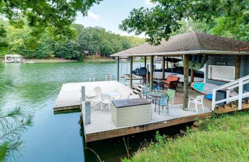 Moneta House | Lakefront Moneta Home with Hot Tub & Boat Dock, Rated 10/10