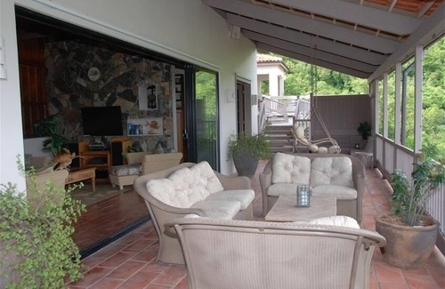 Seagrape Hill Villa | Waterfront Retreat: 3-5 Bedrooms with Pool & Fitness Amenities