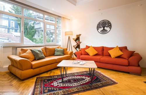 Kabatas Apartment | Private Terrace with Breathtaking Bosphorus Views