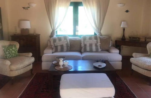 Archanes Villa | Private two-house villa with pool in olive garden