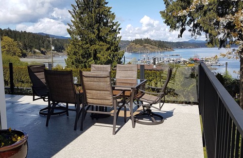 Heriot Bay House | Oceanfront Retreat: Private View Home on Quadra Island
