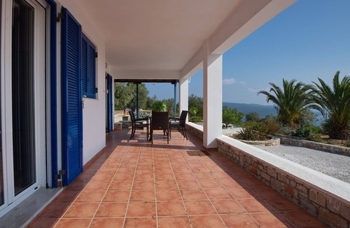 Votsi Villa | Private villa, 4 bed s , stunning views , gardens , rural quiet location