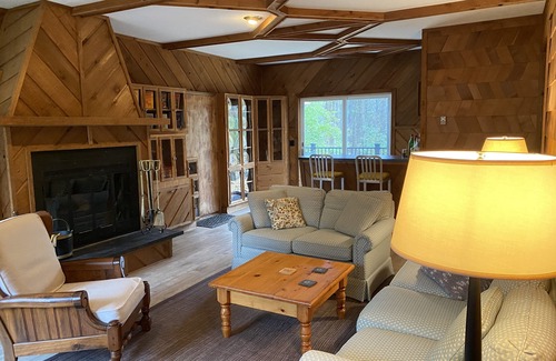 Etna House | Idyllic Wooded Retreat near Cornell with Pet-Friendly Amenities