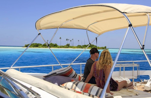 Hulhumale Boat Rental | Exclusive Oceanfront Retreat with Pool and Breakfast Included