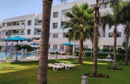 Pont Blondin Apartment | Elegant El Mansouria Residence with Pool & Beach Access