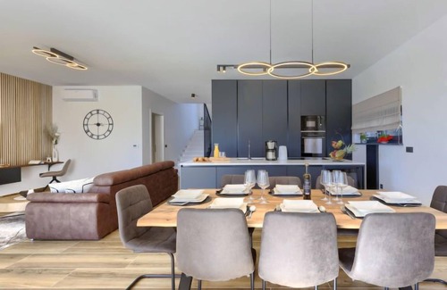Kastelir-Labinci House | Top-Rated Prudensia by Interhome with Oceanfront Pool