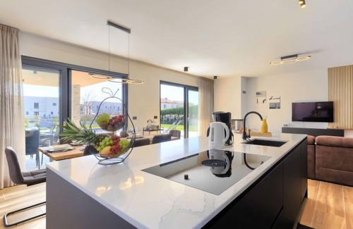 Kastelir-Labinci House | Top-Rated Prudensia by Interhome with Oceanfront Pool