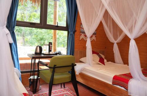 Pu Long Nature Reserve Cabin | Discover Pu Luong Riverside Lodge: Pet-Friendly Retreat