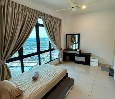 Puchong Apartment | Puchong Trigon Residence Setiawalk 6-8 Pax LRT 5Mins BY Marvels Homestay