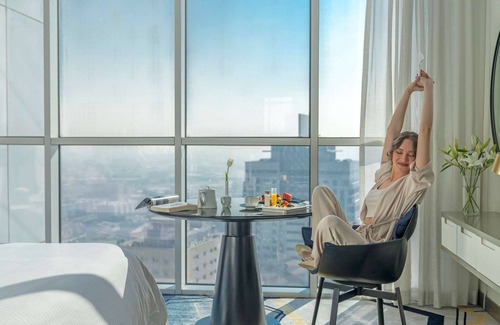 Al Khan Hotel | Experience Pullman Sharjah: 5-Star Stay with Pool & Spa