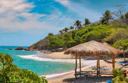 Tierra Bomba Island House | Eco-Friendly Punta Arena EcoHostal: Your Green Retreat